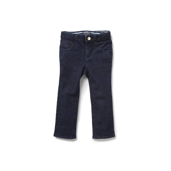 NEW BLU & BLUE girls stretch skinny denim jean in dark wash - Picture 1 of 2